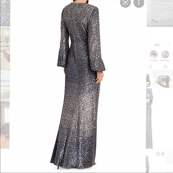 Bad glue Mischka gown size 4 - Picture 3 of 4